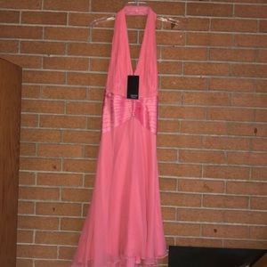 💕TADASHI SHOJI💕MARILYN MONROE SILK HALTER DRESS